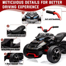 Children's 12V Electric 3-Wheel Truck with LED Lights and Music - 2 Speed Fun