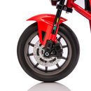 Children's Electric Motorcycle with 24V 300W Power and 14" Wide Tires, Speed Up to 11.18 MPH