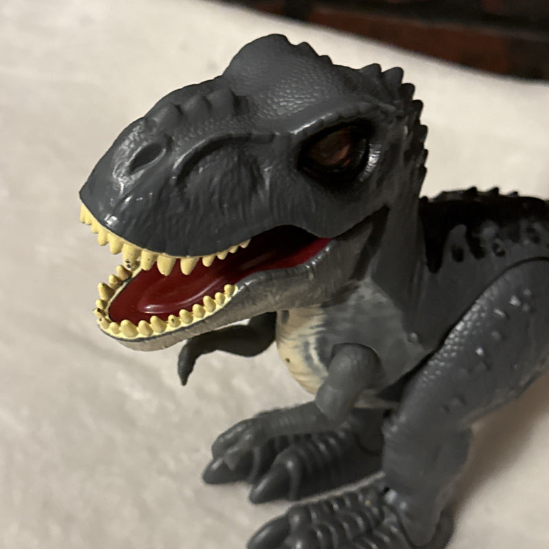 Interactive Animated Attacking T-Rex Dinosaur Toy with Walking and Sound Effects
