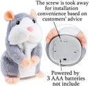 Chatty Hamster Plush Toy that Mimics Your Voice for Kids