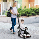 3 in 1 Lamborghini Stroller and Ride-On Car Toy - White