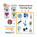 Nestpark Funny Plush Dog Toys - Adorable Squeaky Pups with Crinkle Sound