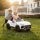 Lamborghini Urus 12V Electric Ride-On Truck for Kids - White 4-Wheel Toy