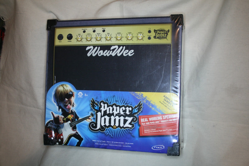 Paper Jamz Series 1 Amplifier Toy Silver Black with Audio Cable Included