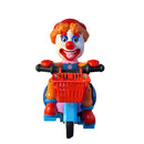 Musical Clown Stunt Tricycle for Children, Battery-Powered Fun