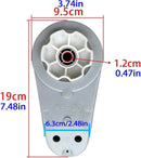 24V RS775 Gearbox Motor for High-Speed Torque Ride-On Car Enhancement