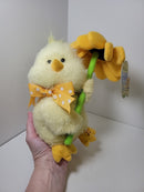 Charming 8" Animated Easter Chick Plush Toy Sings "I Can See Clearly"