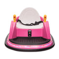 6V Kids Ride-On Bumper Car with Remote Control, 360° Spin and Flashing Lights for Toddlers