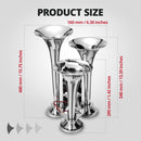 Loud Chrome 3 Trumpet Train Horn Kit for 12/24V Trucks
