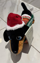 Gemmy Holiday Singing Dachshund Animated Plush Toy