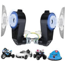 2 Pack of 12V RS550 High-Speed Gearbox Motors for Kids Ride-On Vehicles