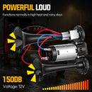 Dual Trumpet Electric Train Horn System - Powerful 150dB Sound at 12V