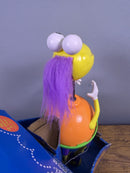 1995 ERTL Motorized Bumble Ball Bolters Toy - Yellow and Orange
