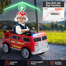 12V Electric Police Car Ride-On for Kids with Adjustable Speed Settings