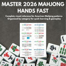 2026 Mah Jongg Learning Sheets: 72 Hands Visual Reference Manual