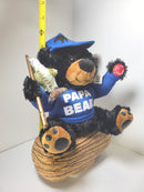 Papa Bear Animated Plush Toy Singing "Huntin' Fishin' Lovin' Everyday"