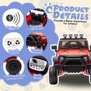 24V Electric Ride-On Car for Kids with 400W Motor, Remote Control, 4-Wheel Suspension, and Bluetooth