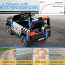 12V Battery-Powered Police Car Ride-On with Remote Control for Kids