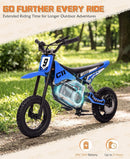 KerryYoo C11 24V 250W Blue Electric Dirt Bike for Kids