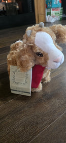 Gemmy Cheerful Holiday Animated Goat Plush Toy "Jingle Bells"