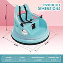12V Electric Kids Bumper Car with 360° Spin Function