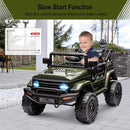 Spring Green 12V Kids' Electric Ride-On Truck with Remote Control