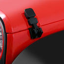 Red 12V Battery-Powered Kids Ride-On Truck with MP3, LED Lights, Remote Control, and Cover