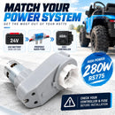 24V RS775 High-Speed Motor Gearbox Upgrade for Power Wheels, Set of 2