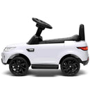 White Dual-Function 6V Electric Ride-On Car for Children