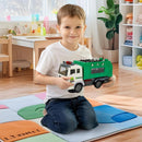 Musical 4D LED Light-Up Garbage Truck Toy with Automatic Bumping Feature