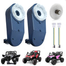RS390 24V 18000RPM Gearbox for Enhanced 4WD Power Wheels Motor (Blue)