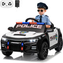 12V Kids Police Car Ride-On Toy with Remote Control