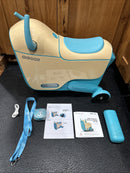 Gyroor GNU Kids Electric Ride-On Car with LED Wheels, 3 Speed Settings, and 14L Storage
