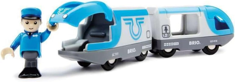 Travel Battery-Powered Train Set 3-Piece Toy for Creative Young Engineers