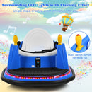 Navy 6V Remote Control Bumper Car Toy for Kids with 360° Spin Function