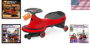 Red Wiggle and Twist Ride-On Car for Kids Ages 3+