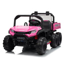 24V 4WD Off-Road Kids Dump Truck with Parental Remote Control and 3 Speed Settings
