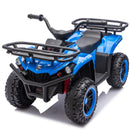24V 160W Electric Off-Road ATV for Kids with Bluetooth and LED Lights - Blue