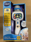 VTech Sing It Out Bluetooth Karaoke Microphone with Lights and Music