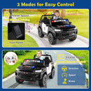 24V 4WD Electric Ride-On for Kids with Siren, Flashing Lights, and Remote Control
