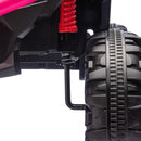 24V 400W Kids Electric UTV with Remote Control, 4-Wheel Suspension, Bluetooth, and MP3 LED Features