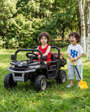 12V Electric Dump Truck for Kids with Remote Control and Powered Bed