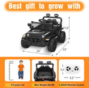 12V Electric Ride-On Car for Kids with Remote Control and Spring Suspension