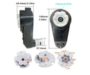 2-Pack High-Speed 12V RS550 Motor Gearbox for Kids Ride On Cars