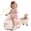 Dual-Function Ride-On Toy Car for Toddlers with Removable Trailer