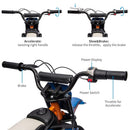 High-Speed 24V Electric Dirt Bike for Kids with Leather Seat