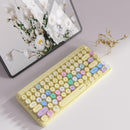 UBOTIE Vibrant Wireless Bluetooth Keyboard in Yellow