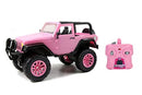 Girlmazing Pink 1:16 Jeep Wrangler Remote Control Car for Kids
