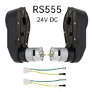 Pair of RS555 24V 18000RPM DC Motors for Ride-On Car and SUV Replacement Parts