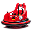 12V Electric Bumper Ride-On Car for Kids 2WD with RC 360 Spin, Bluetooth, LED Lights, and Safety Belt for Ages 1.5-5 Years